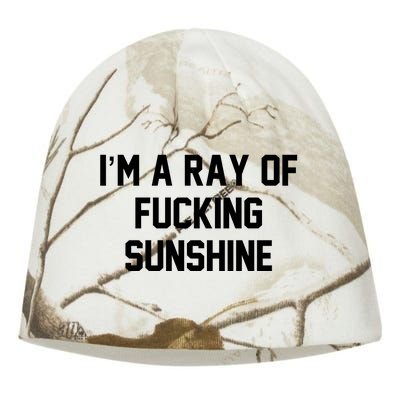 I'm A Ray Of Fucking Sunshine Kati - Camo Knit Beanie