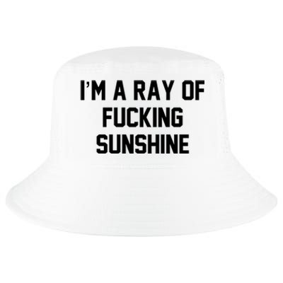 I'm A Ray Of Fucking Sunshine Cool Comfort Performance Bucket Hat