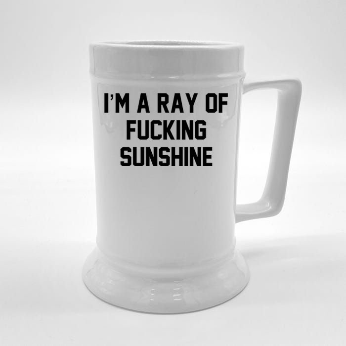 I'm A Ray Of Fucking Sunshine Beer Stein