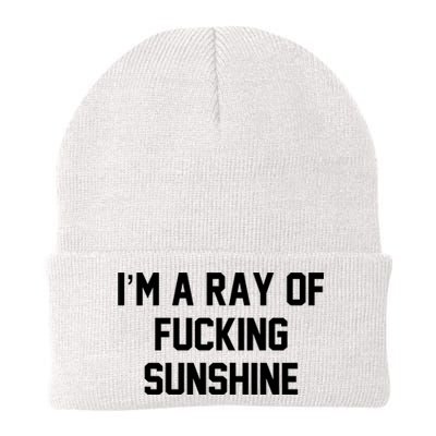 I'm A Ray Of Fucking Sunshine Knit Cap Winter Beanie