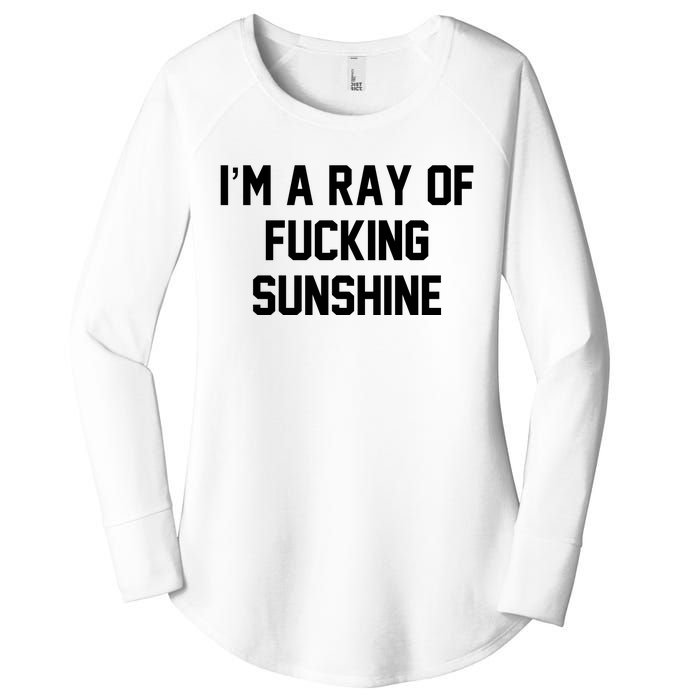 I'm A Ray Of Fucking Sunshine Women's Perfect Tri Tunic Long Sleeve Shirt