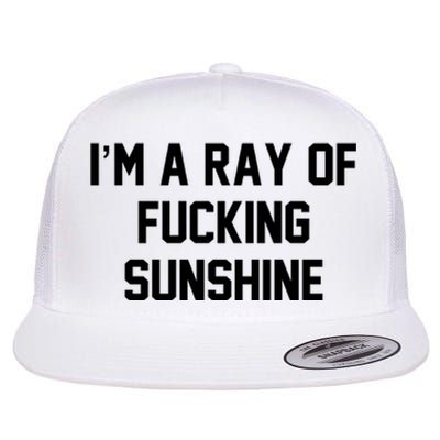 I'm A Ray Of Fucking Sunshine Flat Bill Trucker Hat