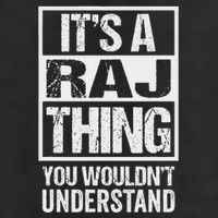 ItS A Raj Thing You WouldnT Understand First Name 7 Panel Mesh Trucker Snapback Hat