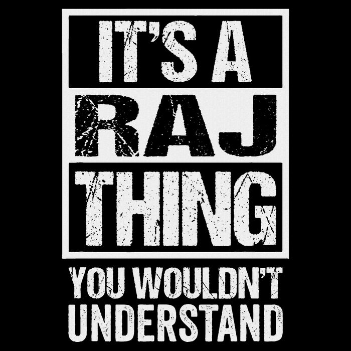 ItS A Raj Thing You WouldnT Understand First Name Sustainable Bucket Hat