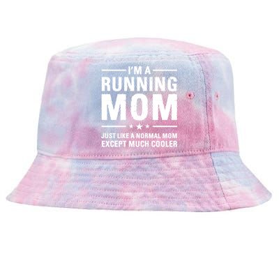 I'm A Running Mom Marathon Runner Jogger Mother's Day Gift Tie-Dyed Bucket Hat