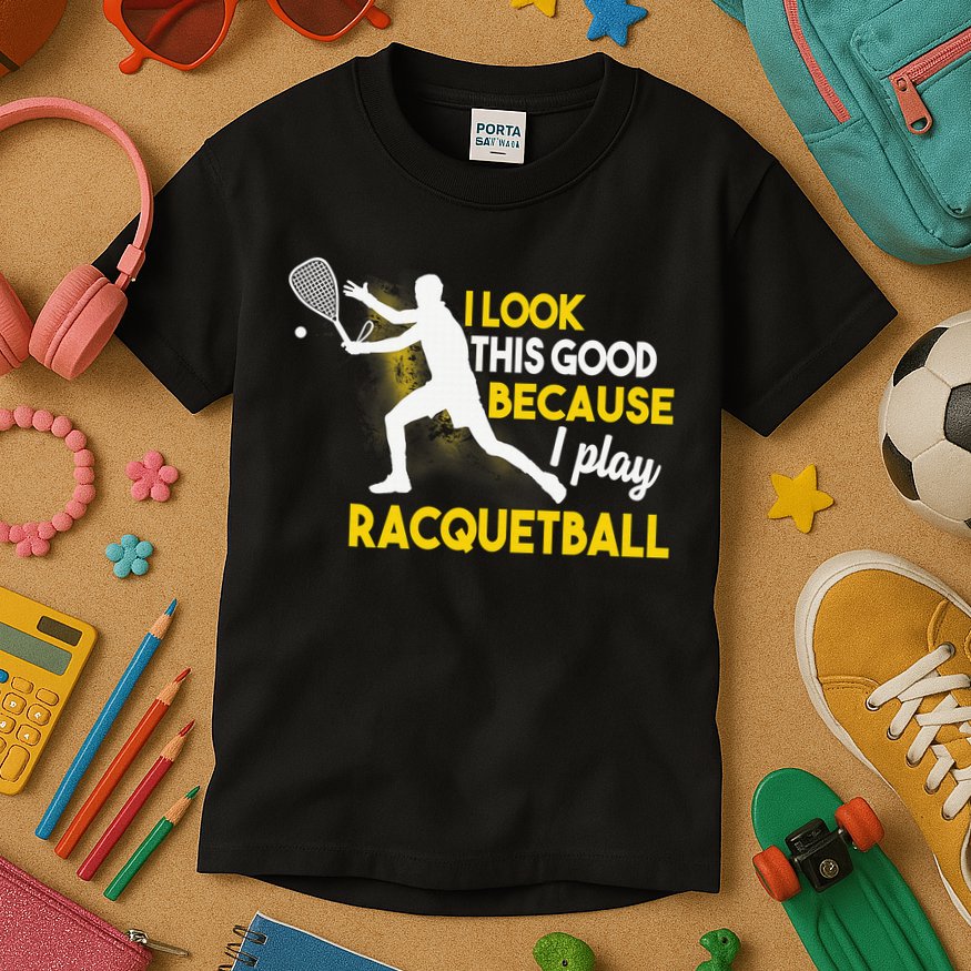 It's A Racquetball Thing funny racquet sports Kids T-Shirt