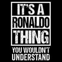Its A R.O.N.A.L.D.O Thing You Wouldnt Understand First Name Button