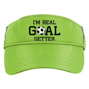 I'm A Real GOAL Getter Soccer Adult Drive Performance Visor