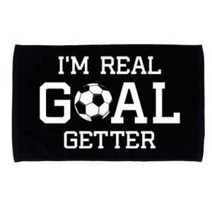 I'm A Real GOAL Getter Soccer Microfiber Hand Towel