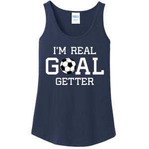 I'm A Real GOAL Getter Soccer Ladies Essential Tank