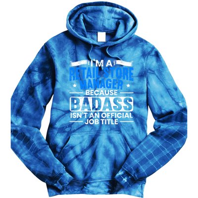 Im A Retail Store Ager Proud Retail Worker Profession Great Gift Tie Dye Hoodie