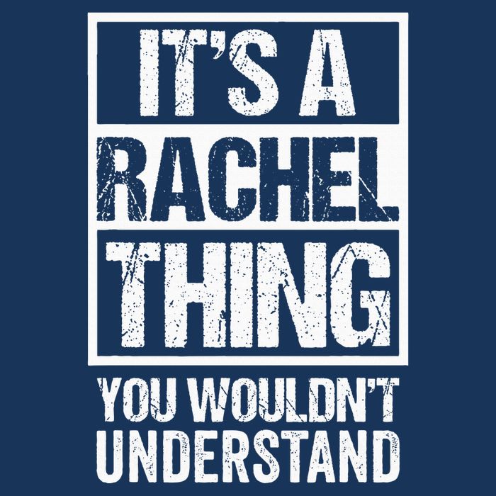 ItS A Rachel Thing You WouldnT Understand First Name Infant Baby Jersey Bodysuit