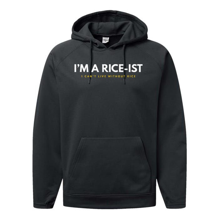 IM A Rice Ist Rice Funny Filipino Performance Fleece Hoodie