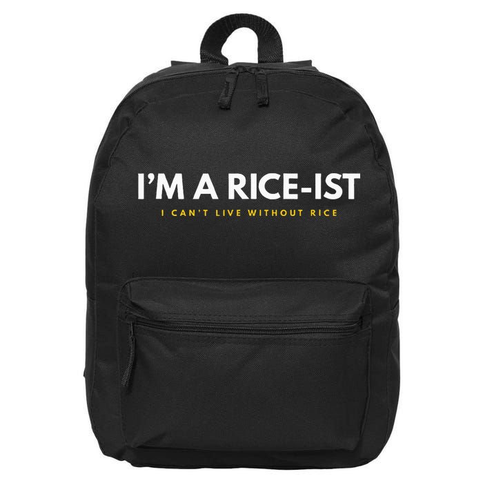 IM A Rice Ist Rice Funny Filipino 16 in Basic Backpack