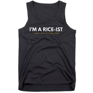 IM A Rice Ist Rice Funny Filipino Tank Top