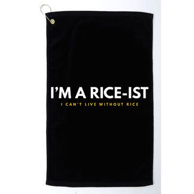 IM A Rice Ist Rice Funny Filipino Golf Towel