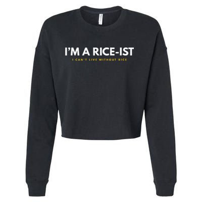 IM A Rice Ist Rice Funny Filipino Cropped Pullover Crew