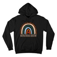 Instructional Assistant Rainbow Appreciation Back To School Hoodie