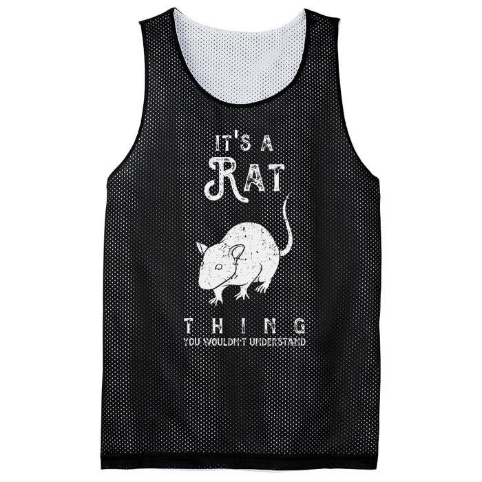 ItS A Rat Thing Rat Funny Mouse Lover Cute Mice Mesh Reversible Basketball Jersey Tank