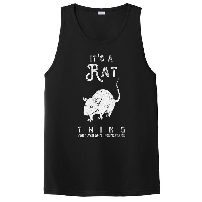 ItS A Rat Thing Rat Funny Mouse Lover Cute Mice PosiCharge Competitor Tank