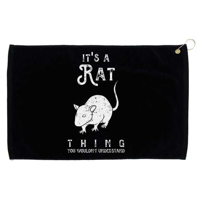 ItS A Rat Thing Rat Funny Mouse Lover Cute Mice Grommeted Golf Towel