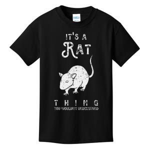 ItS A Rat Thing Rat Funny Mouse Lover Cute Mice Kids T-Shirt