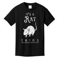 ItS A Rat Thing Rat Funny Mouse Lover Cute Mice Kids T-Shirt