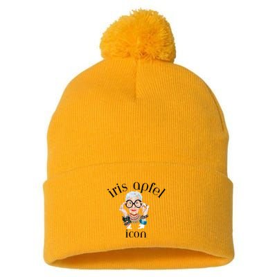 Iris Apfel Remembrance Of Iris Apfel Pom Pom 12in Knit Beanie