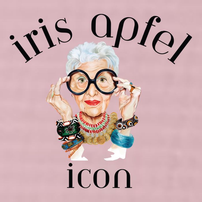 Iris Apfel Remembrance Of Iris Apfel 25L Jumbo Tote