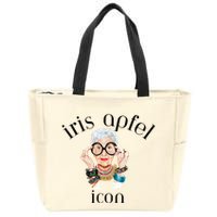 Iris Apfel Remembrance Of Iris Apfel Zip Tote Bag