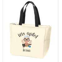 Iris Apfel Remembrance Of Iris Apfel Zip Tote Bag