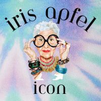 Iris Apfel Remembrance Of Iris Apfel Legacy Tie Dye Trucker Hat