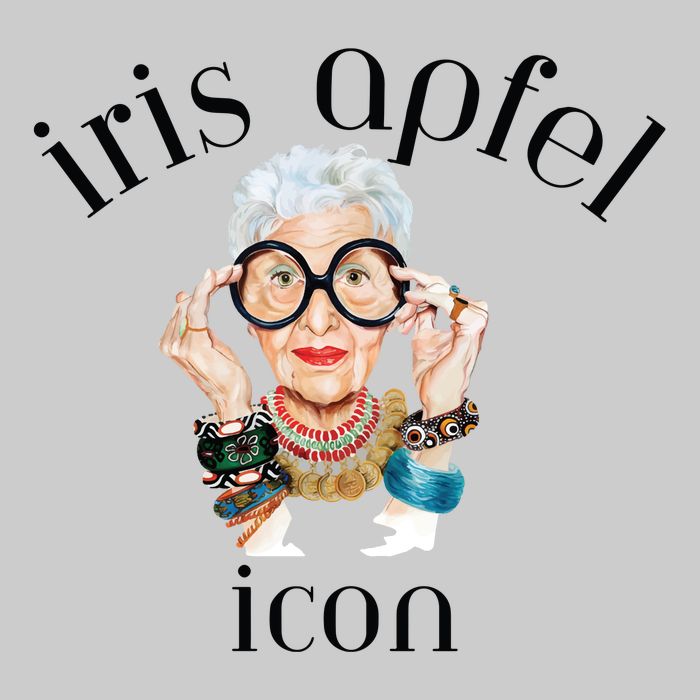 Iris Apfel Remembrance Of Iris Apfel Tie-Dye T-Shirt