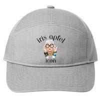 Iris Apfel Remembrance Of Iris Apfel 7-Panel Snapback Hat