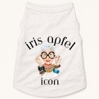 Iris Apfel Remembrance Of Iris Apfel Doggie Tank