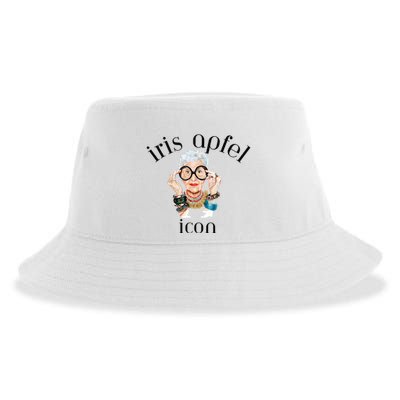 Iris Apfel Remembrance Of Iris Apfel Sustainable Bucket Hat