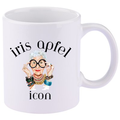 Iris Apfel Remembrance Of Iris Apfel 11oz C Handle Ceramic Mug