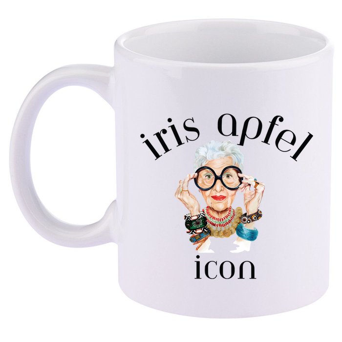 Iris Apfel Remembrance Of Iris Apfel 11oz C Handle Ceramic Mug