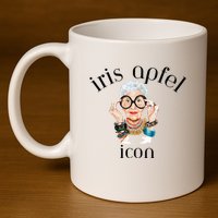 Iris Apfel Remembrance Of Iris Apfel 11oz C Handle Ceramic Mug