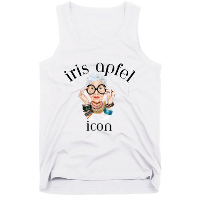 Iris Apfel Remembrance Of Iris Apfel Tank Top