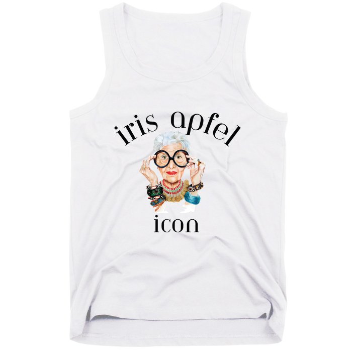 Iris Apfel Remembrance Of Iris Apfel Tank Top