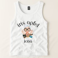 Iris Apfel Remembrance Of Iris Apfel Tank Top