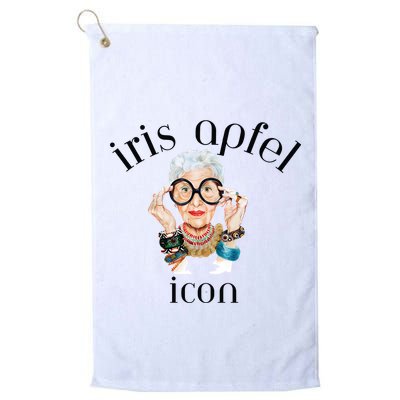 Iris Apfel Remembrance Of Iris Apfel Golf Towel