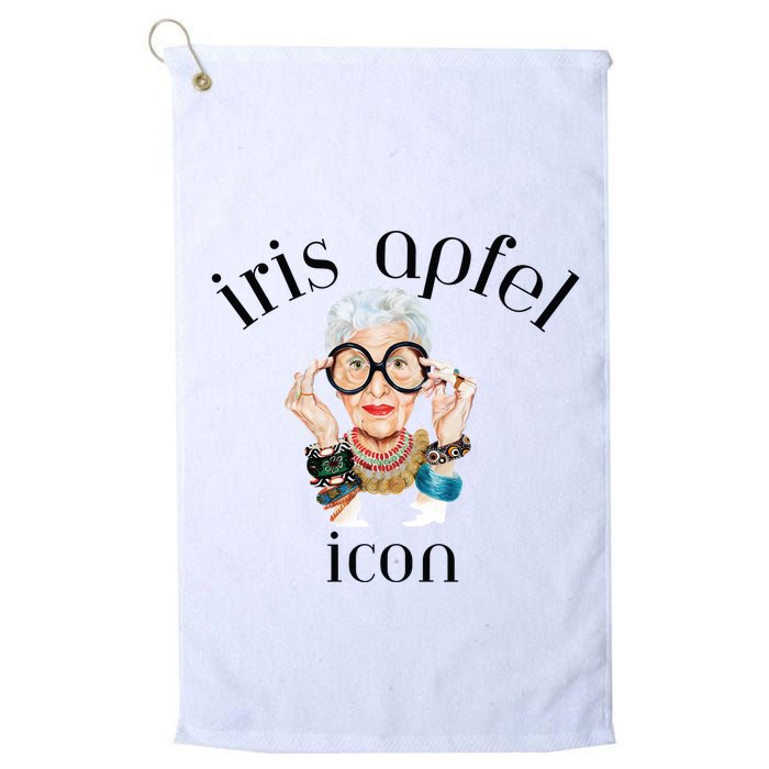Iris Apfel Remembrance Of Iris Apfel Golf Towel