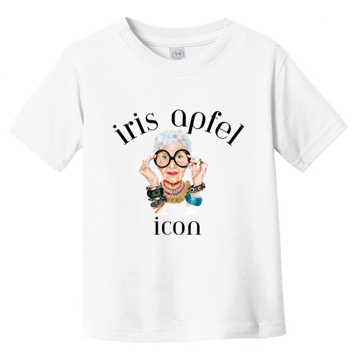 Iris Apfel Remembrance Of Iris Apfel Toddler T-Shirt