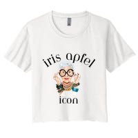 Iris Apfel Remembrance Of Iris Apfel Crop Top