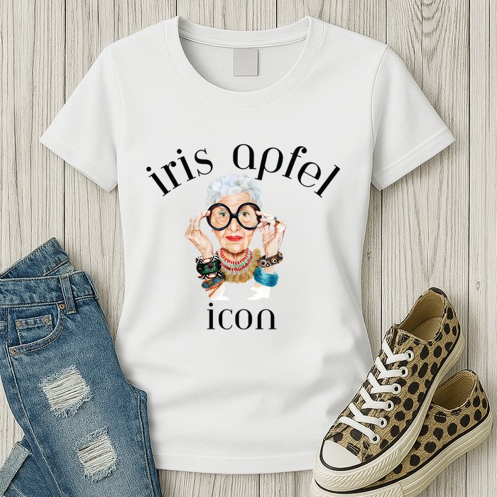 Iris Apfel Remembrance Of Iris Apfel Womens T-Shirt