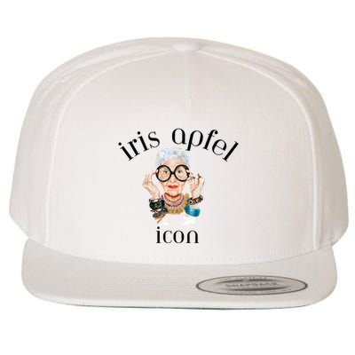 Iris Apfel Remembrance Of Iris Apfel Wool Snapback Cap