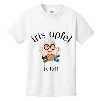 Iris Apfel Remembrance Of Iris Apfel Kids T-Shirt