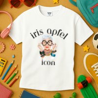 Iris Apfel Remembrance Of Iris Apfel Kids T-Shirt